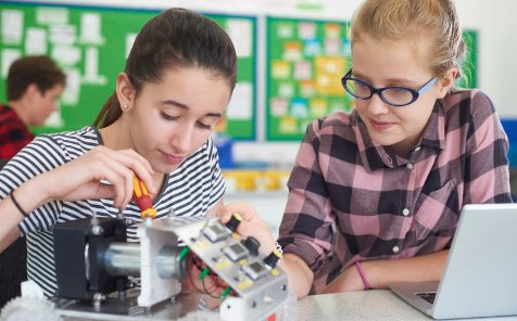 imagen niña ciencia